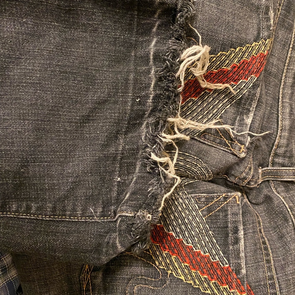 ✨HP✨VTG✨ Citizens of Humanity -31- Embroidered Low Rise Jeans - Picture 9 of 10